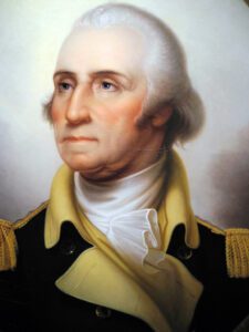 Portrait General George Washington-Benjamin Harrison V-Family of Patriots