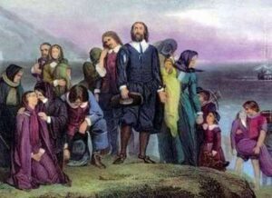 Landing at Plymouth Rock-Puritans: God's Chosen People?
