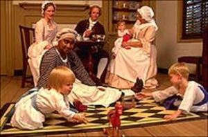  Romanticized Depiction of Colonial Family-Earl American Households