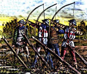 English Long Bowmen-Eighteenth Century Battle tactics