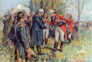 Surrender of General Burgoyne at Saratoga-Oliver Wolcott-Soldier and Statesman