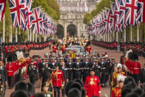 Funeral Procession of Queen Elizabeth II-The Redcoats are Coming